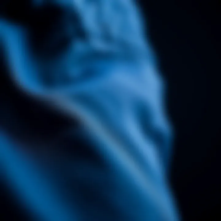 Detail view of premium fabric texture for sports pants