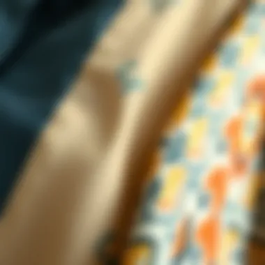 Exploring Textures in Modern Tunic Sets Close-up of fabric textures used in contemporary tunic sets