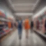 A vibrant retail space showcasing modern merchandising techniques