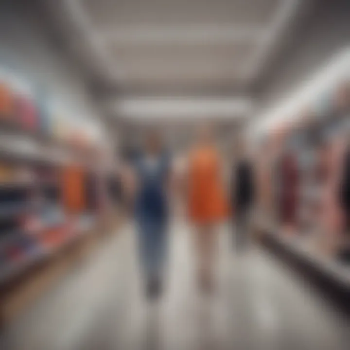 A vibrant retail space showcasing modern merchandising techniques