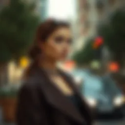 Elegant Serpil Bluz in a modern outfit