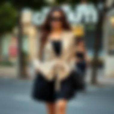 Versatile black skirt styled for various occasions