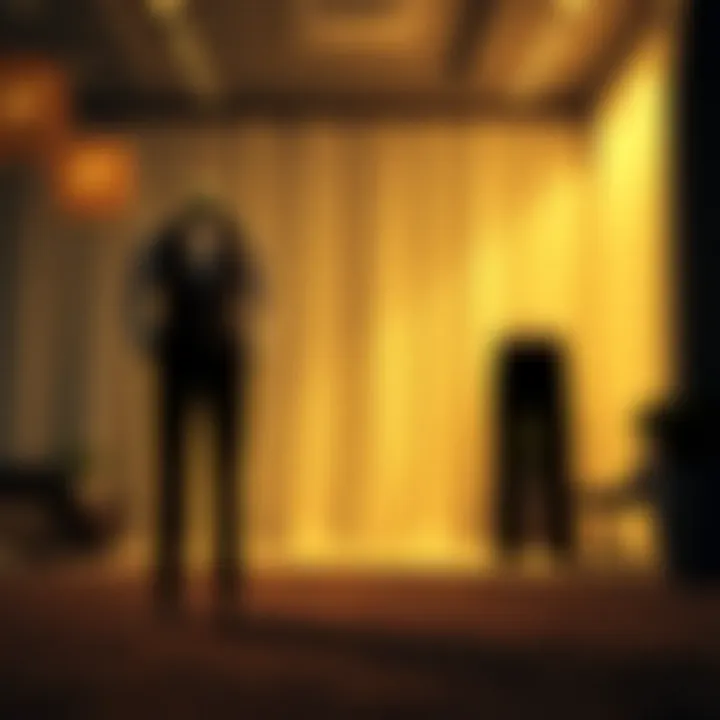 Stylish black pants arrangement for formal event