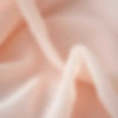 Delicate Chiffon Texture Close-up of the delicate texture of chiffon fabric