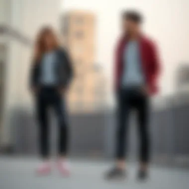 Contemporary Outfit Inspiration A modern outfit featuring slim fit jogger pantolon