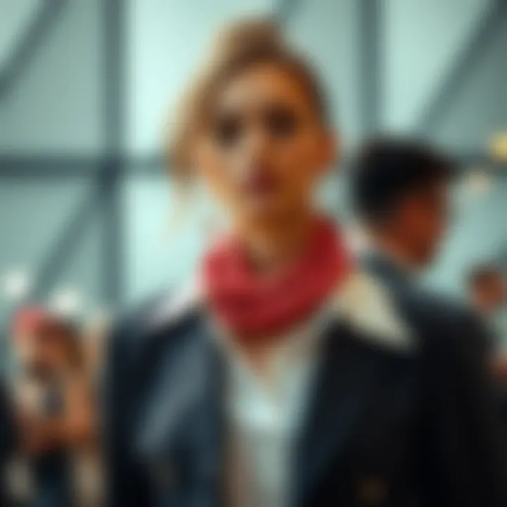 Stylish accessories that complement work attire.