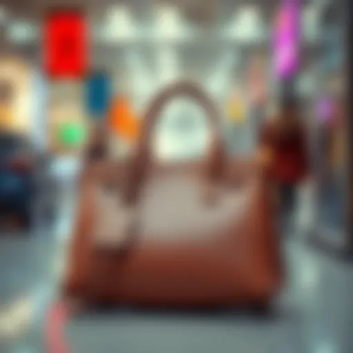 A stylish handbag reflecting modern fashion trends