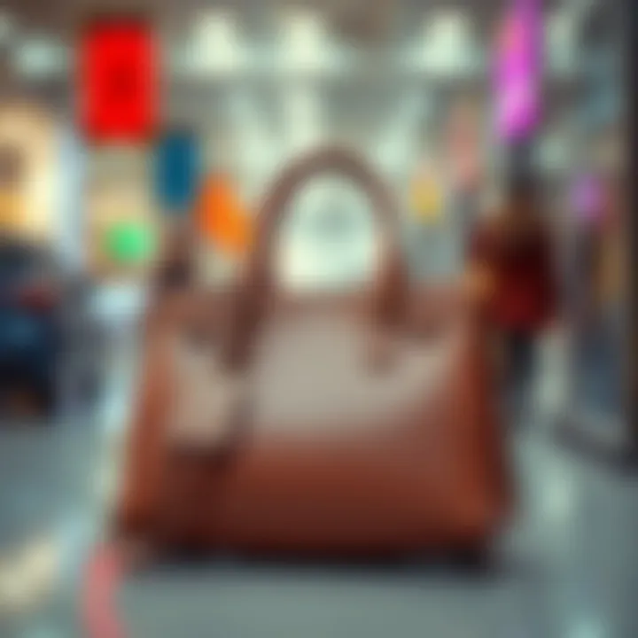 A stylish handbag reflecting modern fashion trends