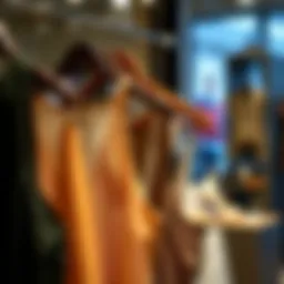 Stylish summer vests displayed on a hanger