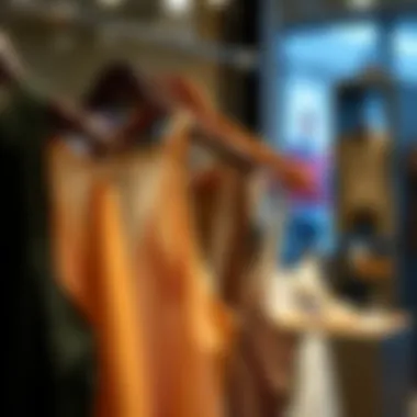 Stylish summer vests displayed on a hanger