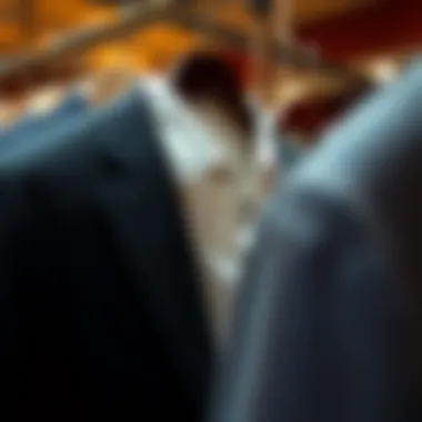 Caring for Your Wardrobe Investment Detailed care instructions for suits displayed artistically