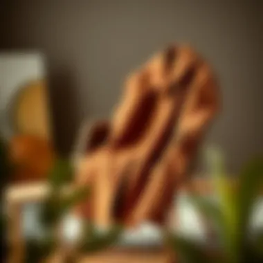 The Elegance of Synthetic Wool Coats Elegant synthetic wool coat draped over a modern chair