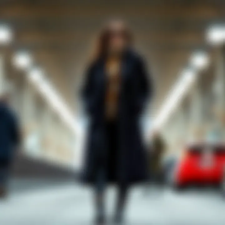 Styling Tips with Synthetic Wool Coats Fashionable outfit featuring a synthetic wool coat paired with accessories