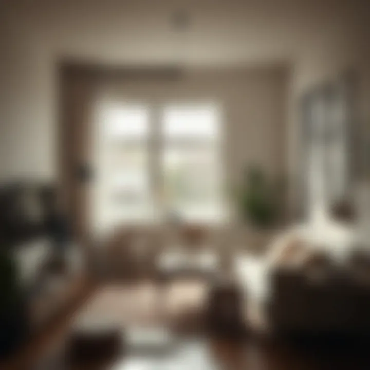 Fashionable interior decor inspired by coffee milk tones