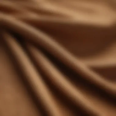 Close-up of Taba fabric showcasing texture and quality