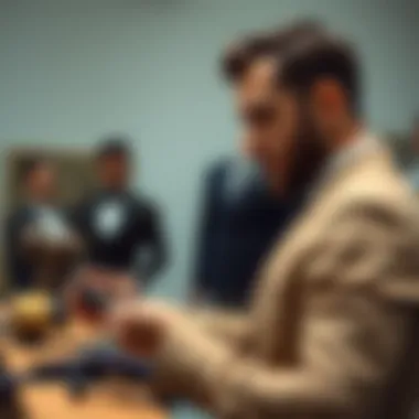 Tailoring techniques showcased in a workshop