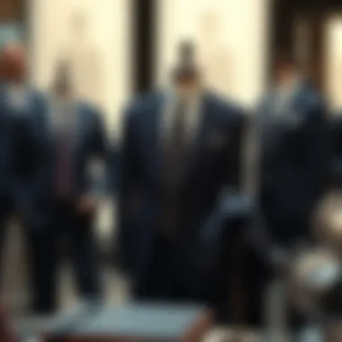 The Timeless Appeal of Navy Suits Elegant navy suit on display