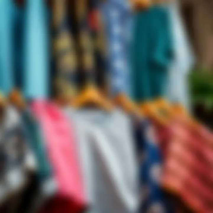 Diverse Fabrics for Stylish Tunics Variety of tunic fabrics displayed in a fashionable arrangement