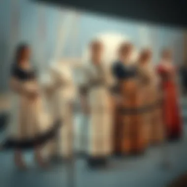 Historical evolution of the fisto dress represented through a visual timeline