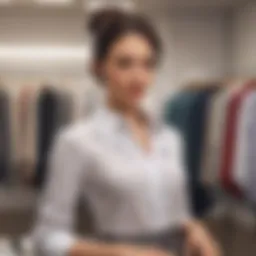 Elegant selection of modest blouses