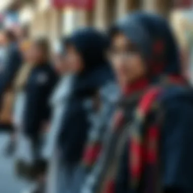 Diverse modest fashion styles from different cultures