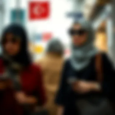 Trendy Accessory Choices Trendy accessories enhancing a modest outfit