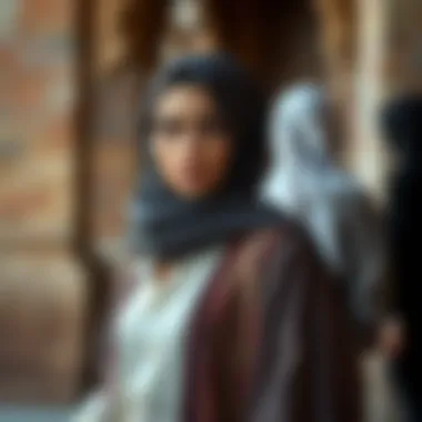 Historical evolution of layered hijab dresses