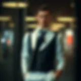 Elegant outfit showcasing a stylish vest set