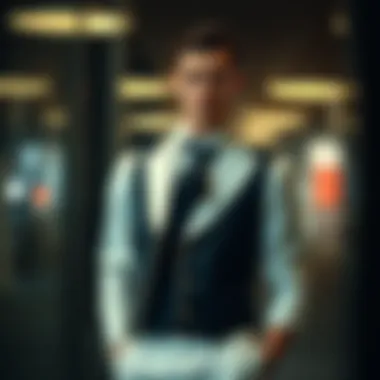 Elegant outfit showcasing a stylish vest set