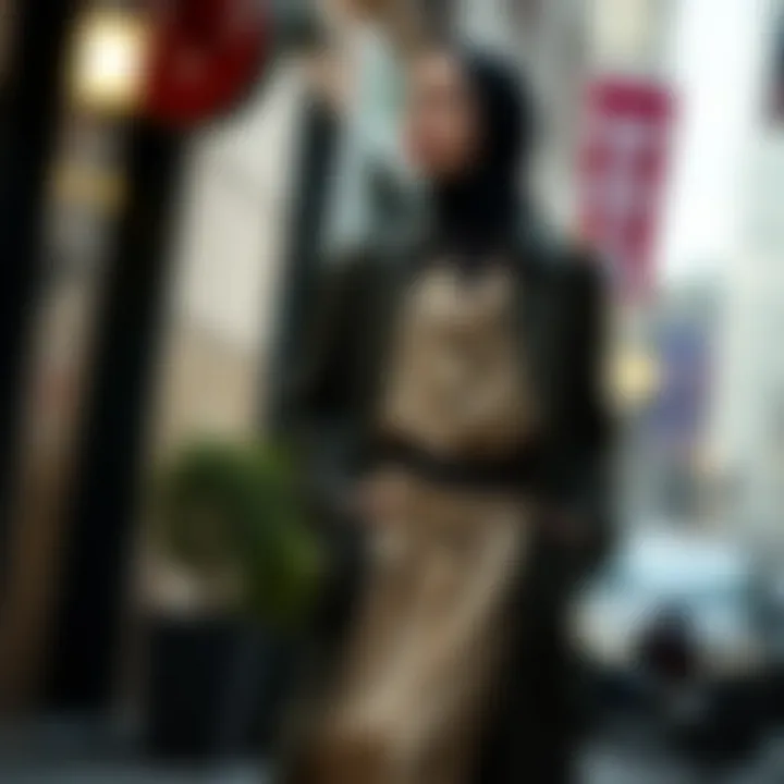 Elegant long raincoat suitable for modest fashion