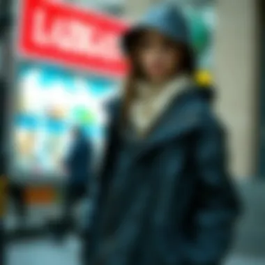 Layering ideas with a raincoat for a chic outfit