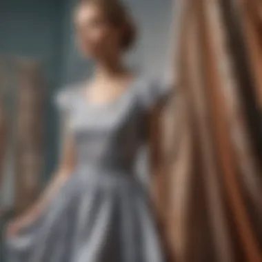 Diverse Fabrics for Tiril Tiril Dresses Various fabric swatches showcasing different patterns for tiril tiril dresses
