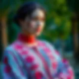 Traditional tribal attire showcasing intricate embroidery