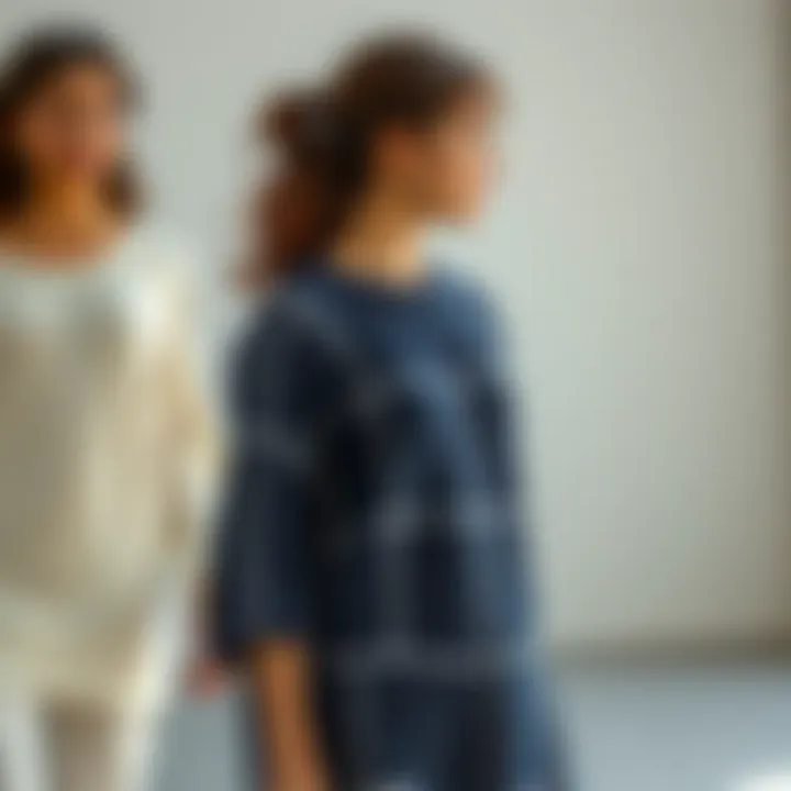 Various styles of knitted dresses showcasing versatility