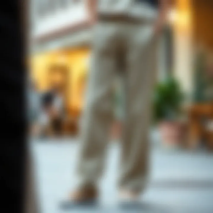 Casual tunic pants look suitable for everyday wear and comfort.