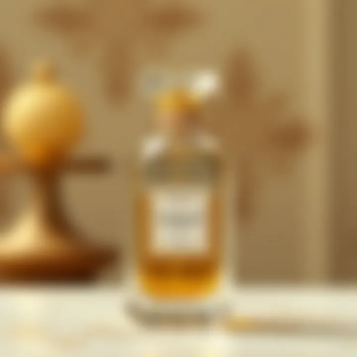 Elegant perfume bottle design inspired by Turkish culture