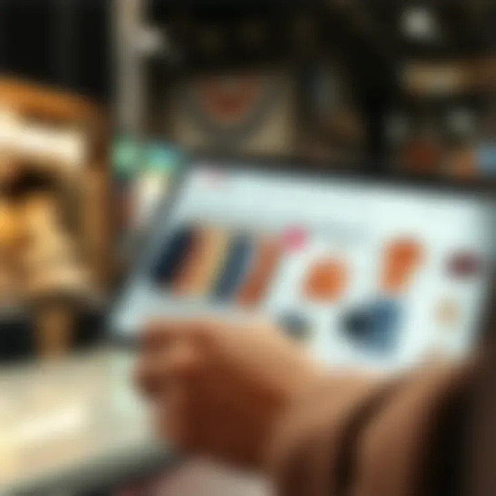 User-friendly online shopping experience highlighted on a digital device