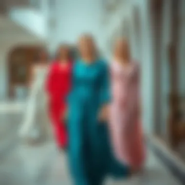 Stylish Color Palettes Trendy color combinations for long dresses