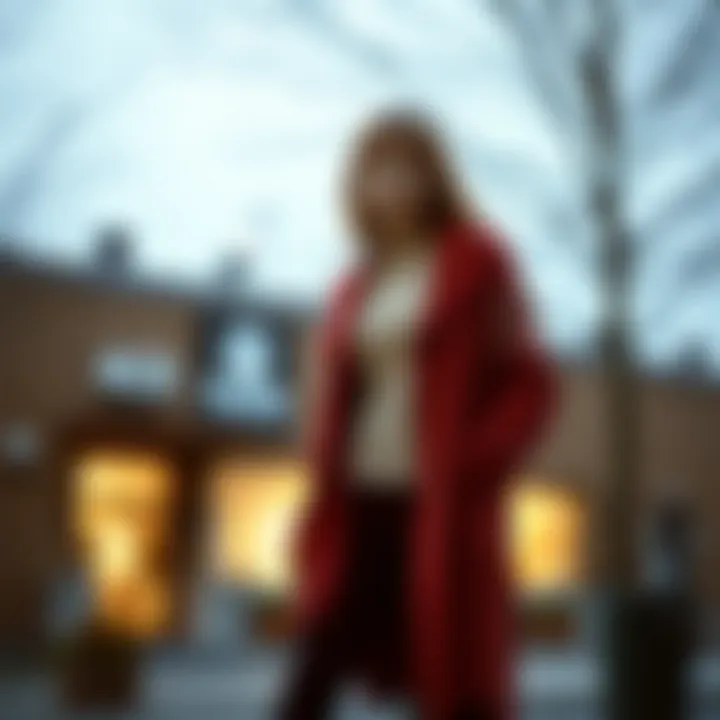 Cozy long cardigan layered over a casual outfit