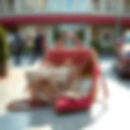 Elegant combination of shoes and handbag