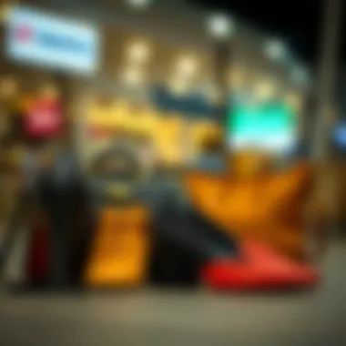 Trendy Pairs of Shoes and Bags Showcased Together Trendy pairs of shoes and bags showcased together