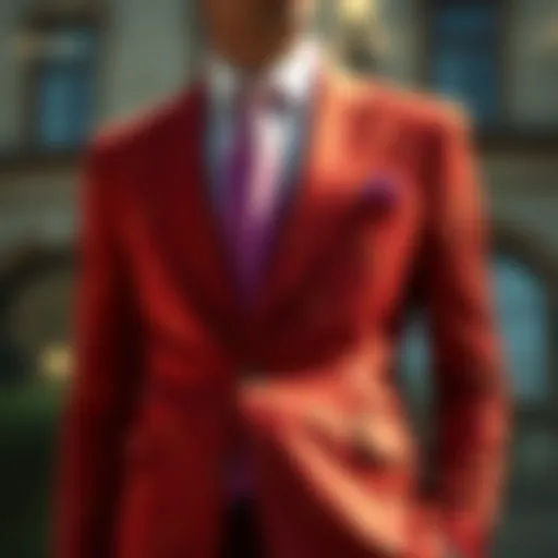 Elegant Versace blazer showcasing luxury tailoring