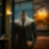 Elegant Wessi suit displayed in a sophisticated setting