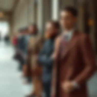 Historical evolution of the wool suit design