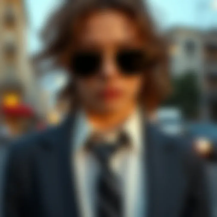 Contemporary interpretations of neck tie shirts in modern outfits