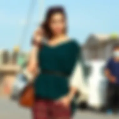 Stylish Accessories with Batwing Tunics Fashionable batwing tunic styled with accessories