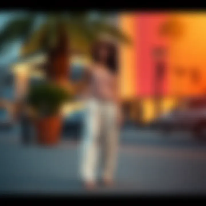 Comfortable summer pants with a trendy top