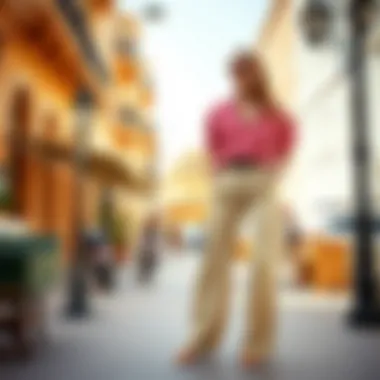 Chic Outfit Combinations with Summer Trousers Stylish outfit combinations featuring summer trousers