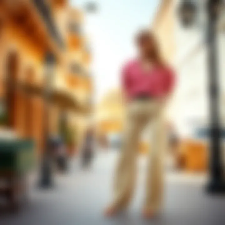 Chic Outfit Combinations with Summer Trousers Stylish outfit combinations featuring summer trousers