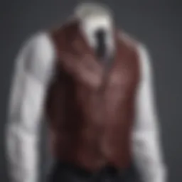 Elegant vest combination showcasing a stylish ensemble.